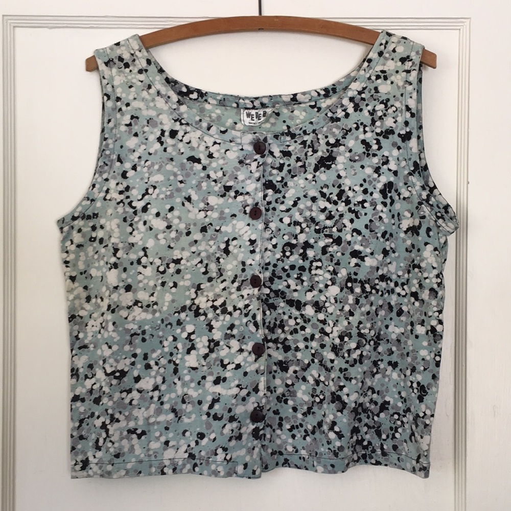 We Be Bop Button Tank Top